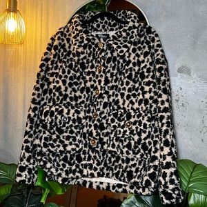 🌙 ANIMAL PRINT TEDDY - GREAT CONDITION